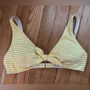 A&F Yellow Bikini Top